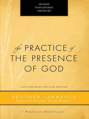 cover image of The Practice of the Presence of God